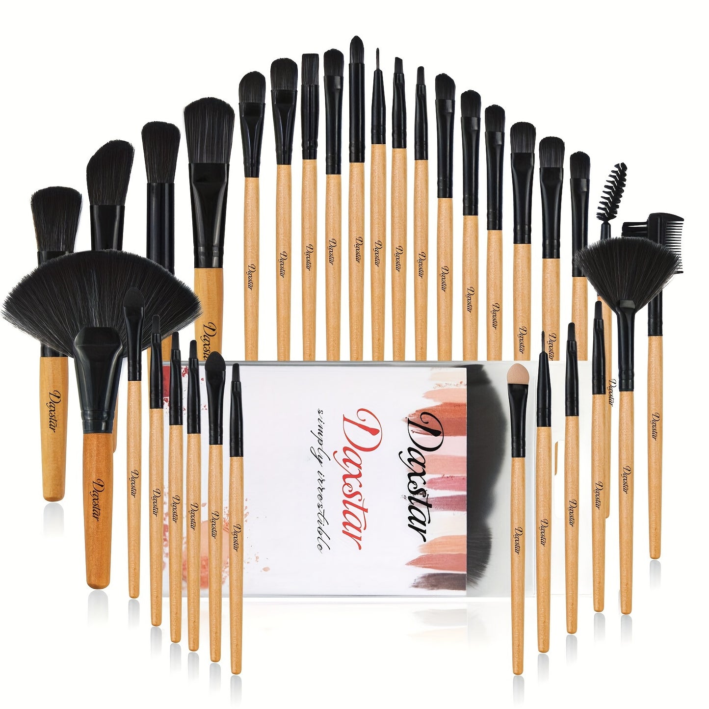 32Pcs Makeup Brushes Eyebrow Face Pencil Blush Liquid Cream Powder Useful Tool