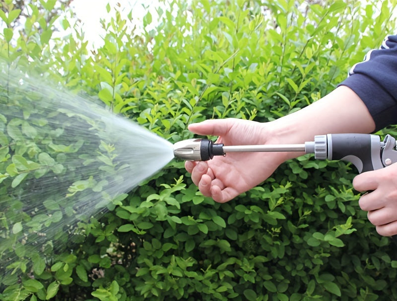 1pc High Pressure Car Washing Water Gun RV Cleaning Tool Plastic Gun Body Long Rod Nozzle Garden Hose Nozzle Garden Flower Shower Multi-Function Watering Tool Powerful Car Brush Artifact Cleaning Tool