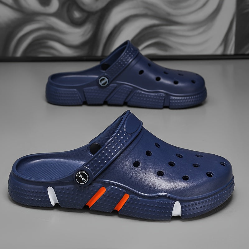 Unisex Clogs, Garden Shoes, Lightweight Non Slip Slides Slippers, Casual Hollow Out Beach Sandals, adult's footwear