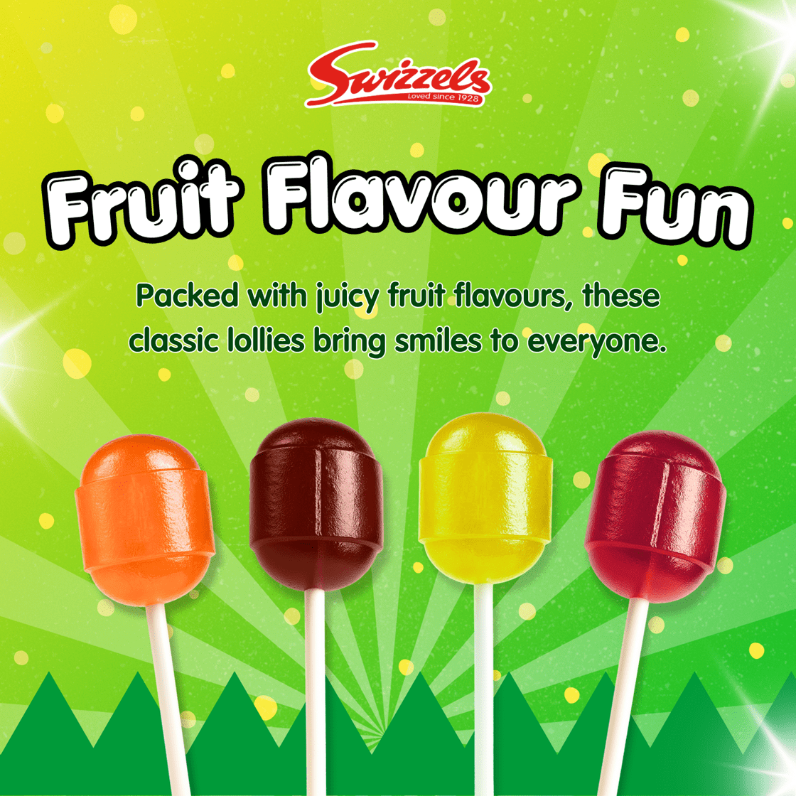 Swizzels Fruity Pops, Lollipops Bulk, Lollies Sweets Bulk, Bulk Sweets, Swizzels Sweet, Sweet for Party Bags, Multipack Sweeties, Wrapped Sweeties, Candy Multipack, Wholesale Candies, 100pcs
