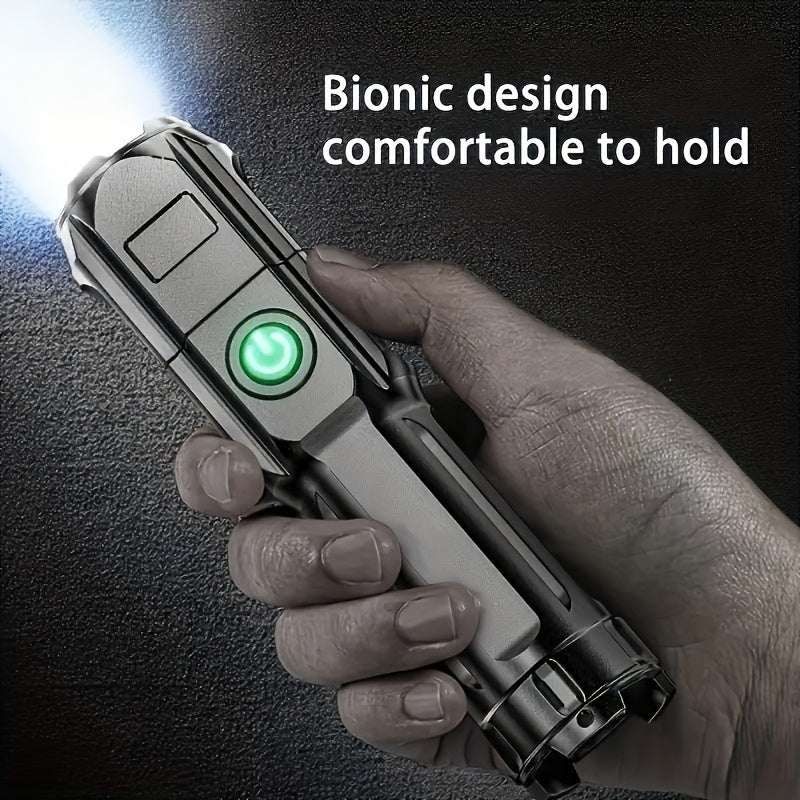 IPX4 Water Resistant, APOLLOFIRE Flashlight with Zoom & Focusable Beam - Portable, - Zooming Torch Suitable for Camping, Emergencies, Use - Compact & Powerful Flashlight
