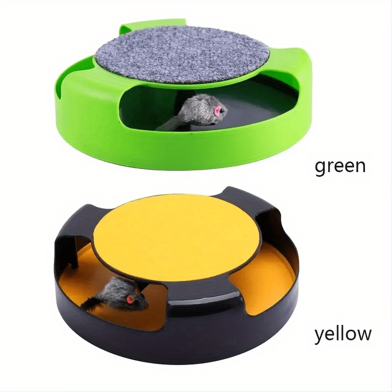 Keep Your Cat Entertained for Hours with this Interactive Turntable & Scratch Board Toy!