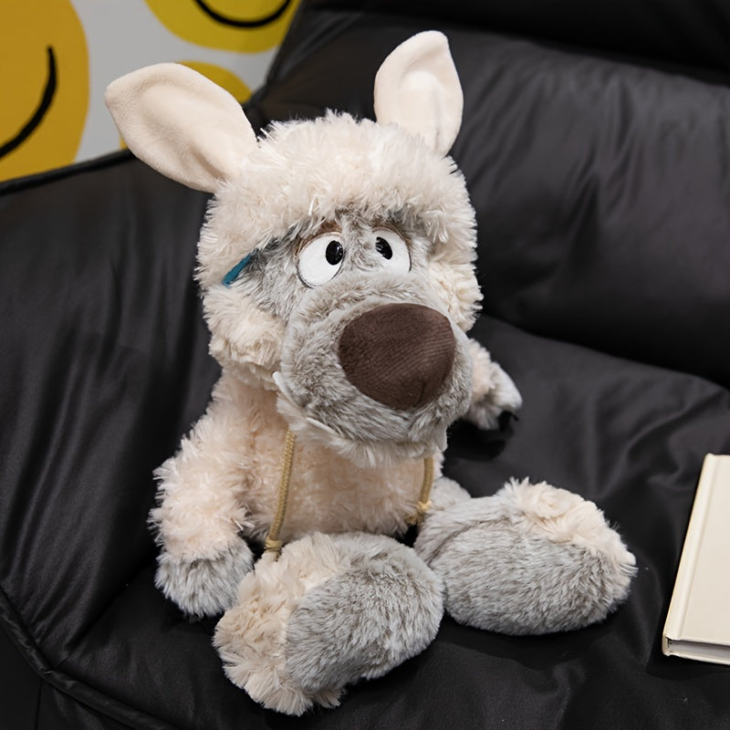 Wolf in Sheep's Clothing Plush Figures, Soft Polyester Stuffed Animal Toys, Cartoon-Inspired Plushies for Home Decor, Ideal Gifts for 0-3 Years Old - Anime Game Character Dolls