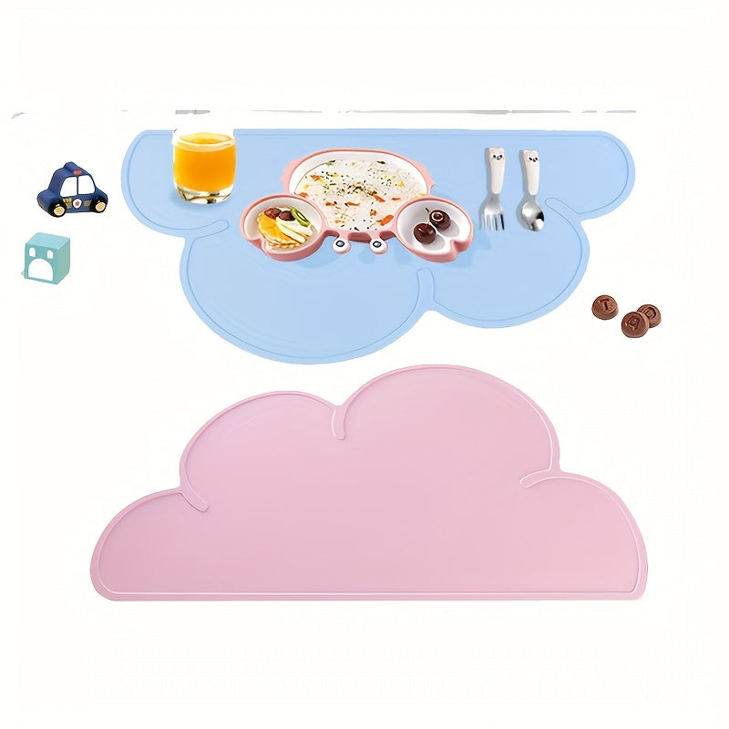Kids Placemats, Silicone Baby Placemats for Kids Toddler Children Reusable Non-Slip Table Mats, Baby Food Mats for Restaurant