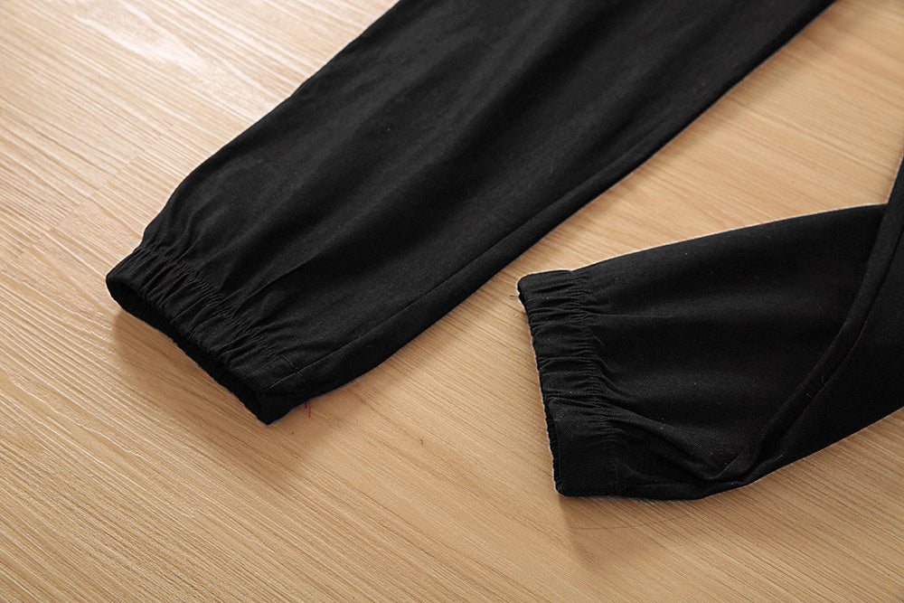 Y2K Chic Drawstring Cargo Pants - Stretchy Elastic Waist, Long Length, Multiple Pockets, Casual Comfortable Women's Clothing for Everyday Wear