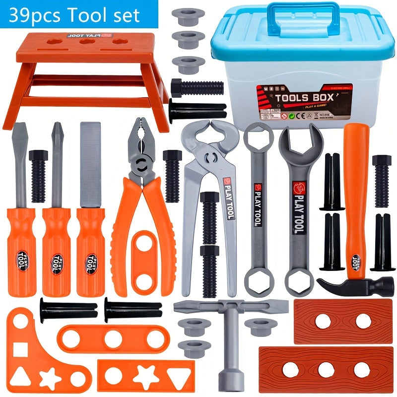 Electric Toy Drill Set: Stimulate Your Child's Imagination With This Fun Construction Studio Toy!, Halloween, Christmas, And Thanksgiving Day Gift