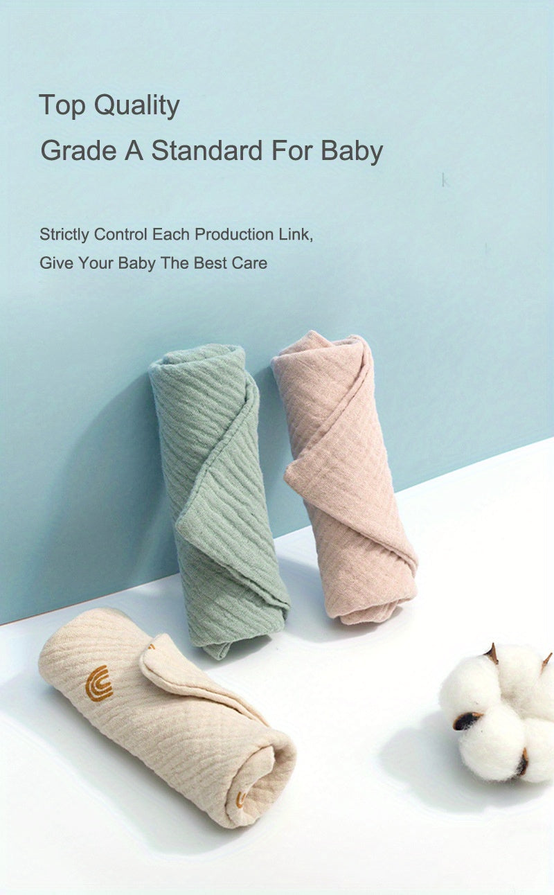5pcs Soft Cotton Gauze Baby Towels, Face Towels, Hand Towels, Christmas Halloween Thanksgiving Day Easter New Year's Gift