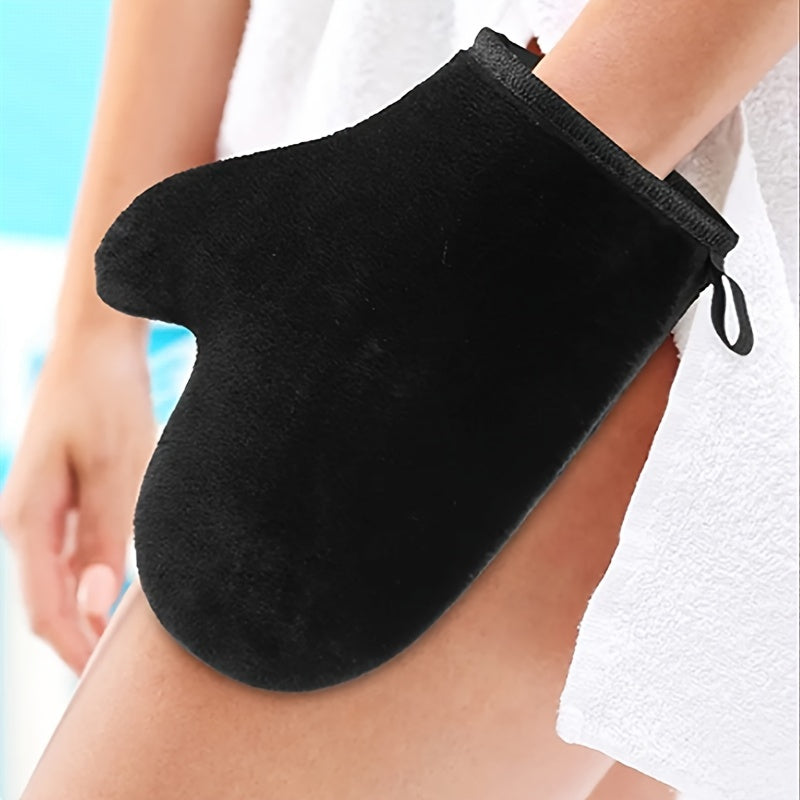 Ultimate Self Tanning Mitt - Streak-Free, Quick-Dry Formula for Face & Back - Reusable, Soft Glove - Professional-Grade, Uniform Tan Applicator