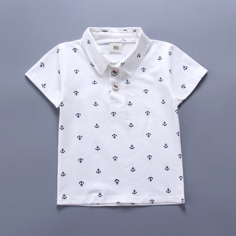 Boys' Summer Short Sleeve Set, New  Breathable Two-Piece Outfit for Toddlers, Perfect for Outdoor