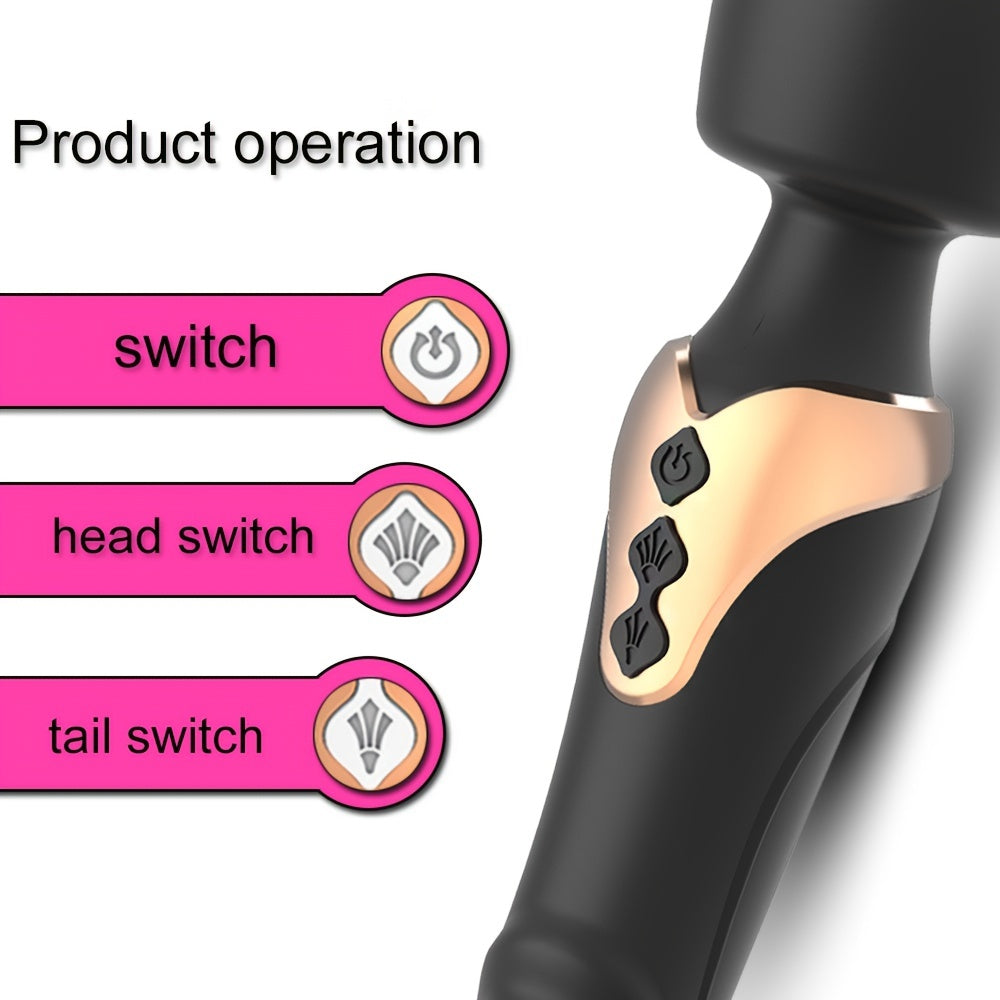 Dildo - Dildo - Freegege 10-Mode AV Vibrator Dildo for Women - Rechargeable Silicone G-Spot Stimulator with 3 Speeds, 3 Modes & 3 Attachments, Ergonomic Design for Clitoral & Vaginal Pleasure, Discreet Adult Toy for Couples,