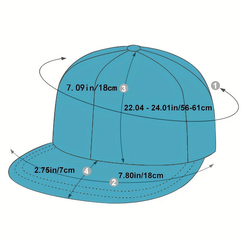Cashew Flower Pattern Button Hat for Men and Women Retro Hat Outdoor Sports Sunshade Hat