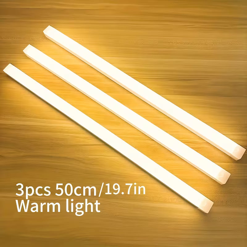 3pcs Warm/White Light 20cm/30cm/50cm Motion Sensor LED