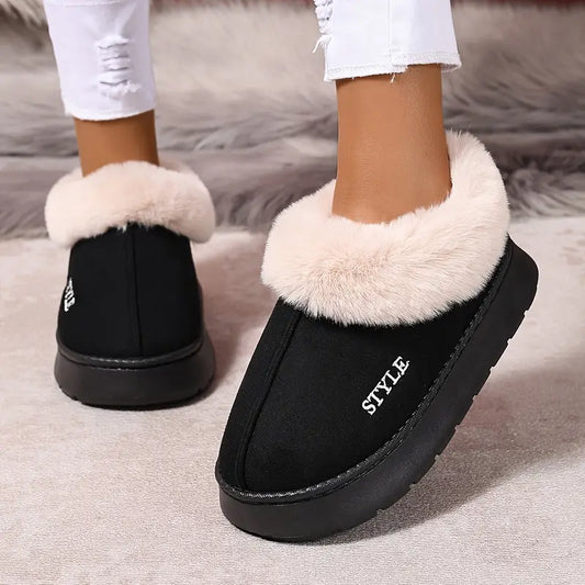 Women's Winter Plush Soft Sole Shoes
