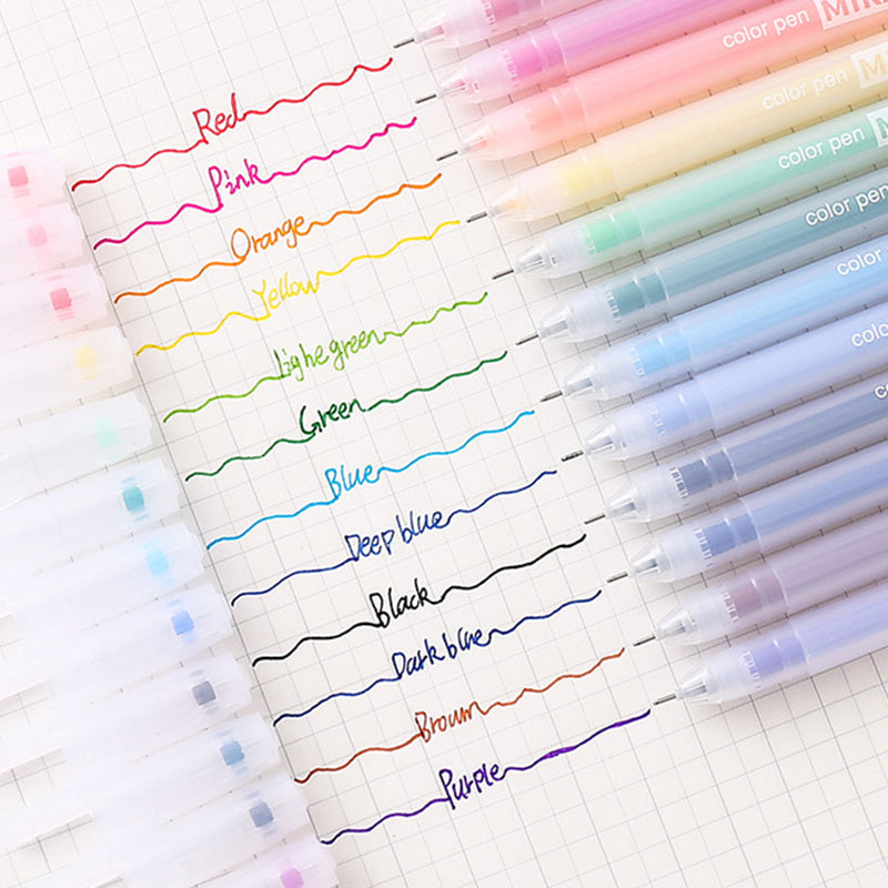 12-color Journal Colored Pencils, 0.5mm