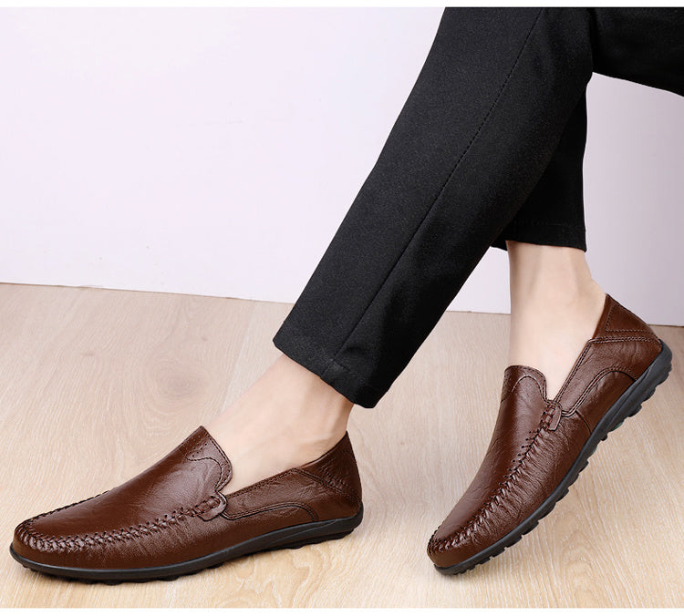 Men's Business Casual Shoes Comfortable Breathable Stitched