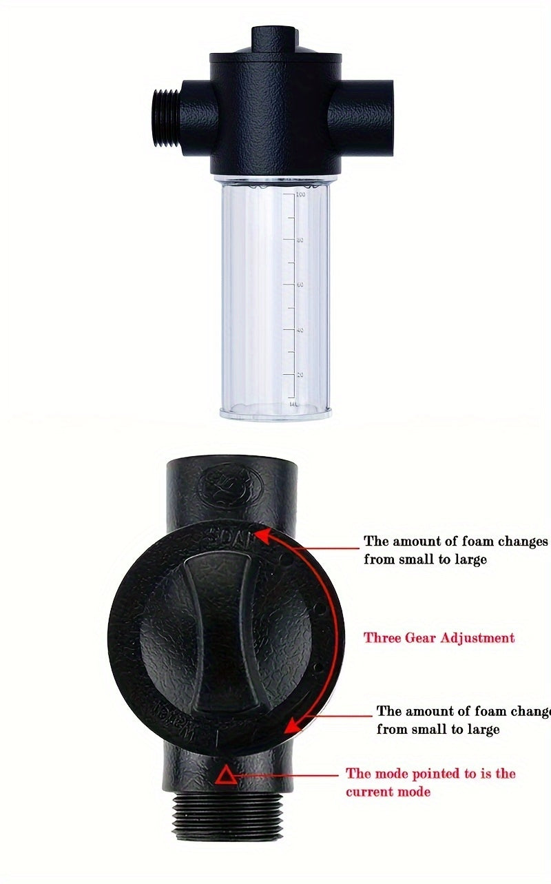 1pc High Pressure Car Washing Water Gun RV Cleaning Tool Plastic Gun Body Long Rod Nozzle Garden Hose Nozzle Garden Flower Shower Multi-Function Watering Tool Powerful Car Brush Artifact Cleaning Tool