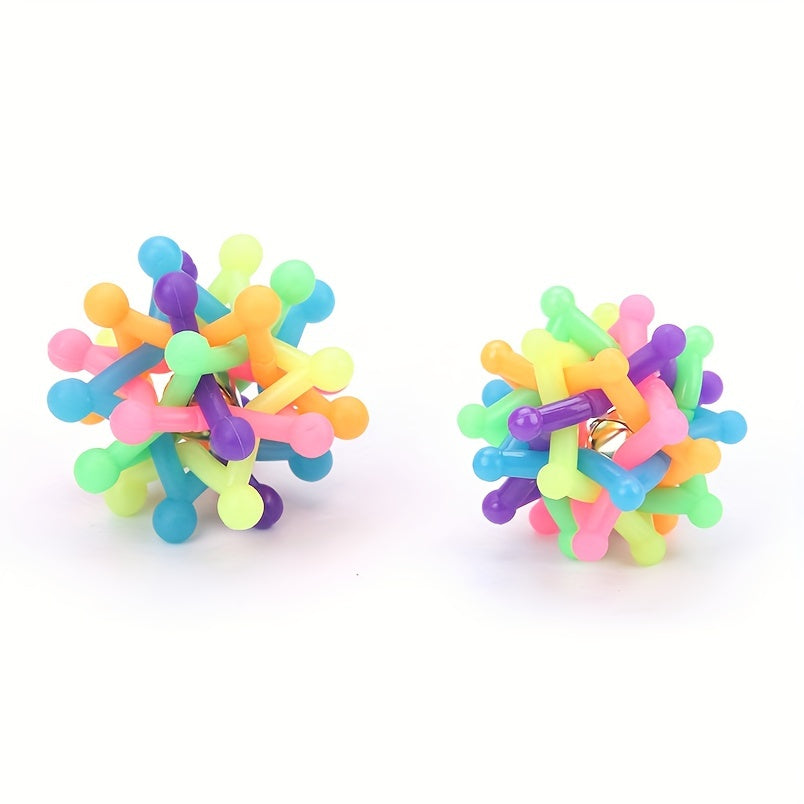 Interactive Pet Ball Toy - Fun Training & Teeth Cleaning for Dogs with Squeaky Sounds!