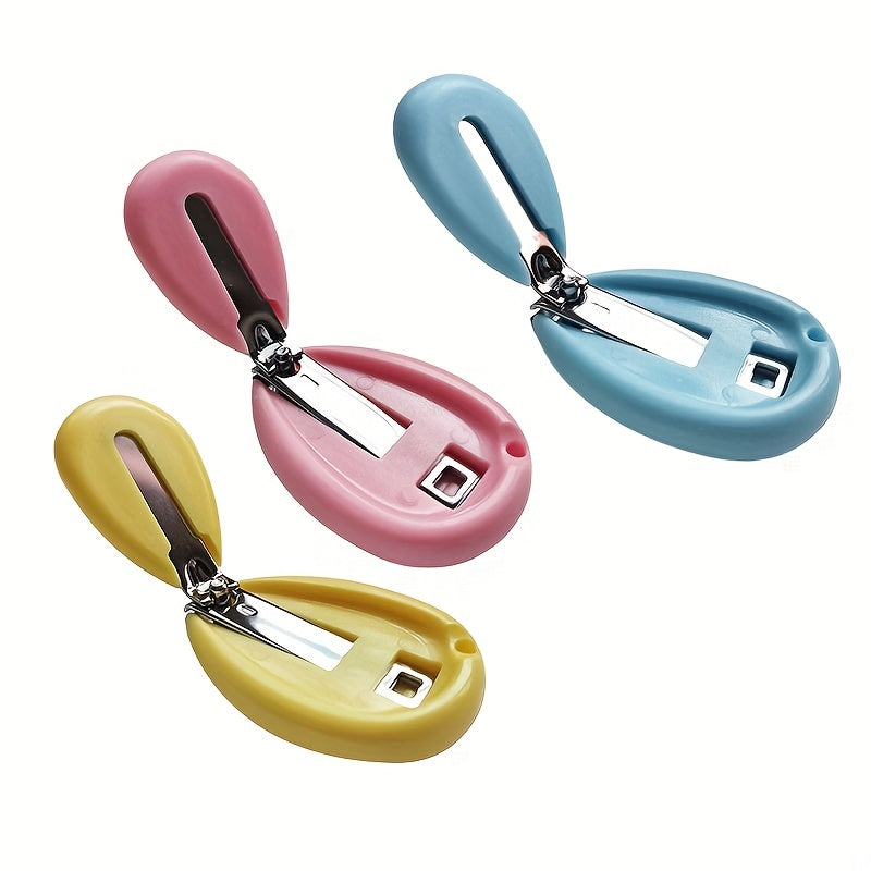1pc Baby Nail Clippers, Safety Cutter, Baby Pink Blue Yellow Nail Clippers, Christmas Halloween Thanksgiving Day Gift