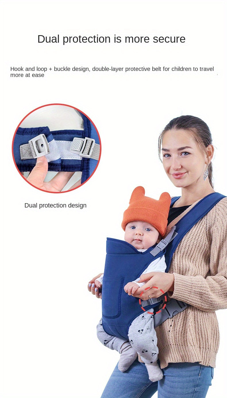 Ergonomic Baby Carrier: Multi-Functional Front & Back Carry for Newborns - Perfect for Comfort & Convenience, Christmas Halloween Thanksgiving Day Gift