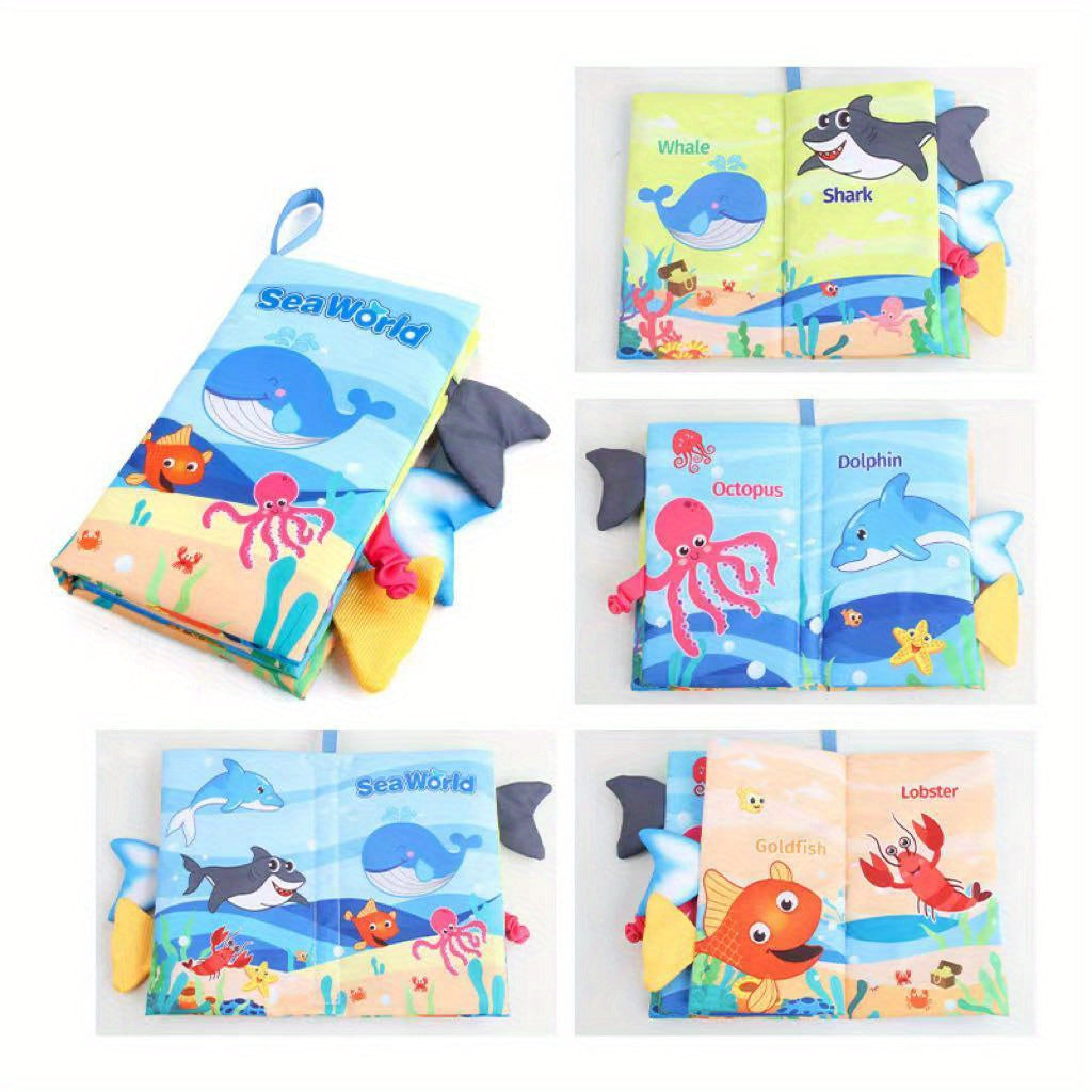 Baby Books -Baby Toys Gifts Touch Feel First Cloth Crinkle Soft Books Infant Tummy Time ToysLearning Sensory Baby Toys Stroller Toys Christmas Halloween Thanksgiving Gifts