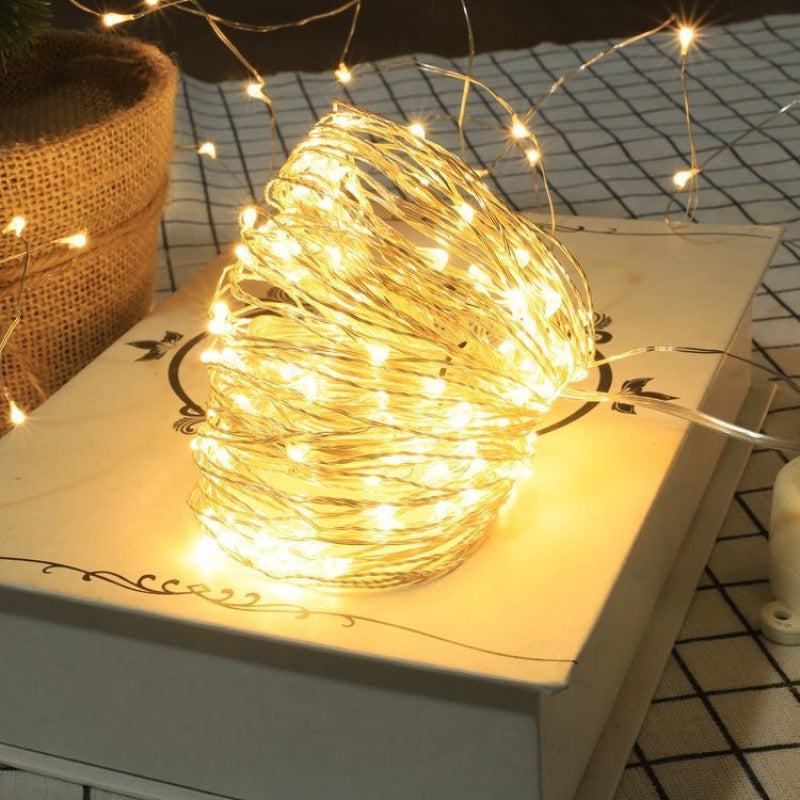 1pc String Lights Suitable for Bedroom, Party, Wedding, Christmas and Halloween Decoration Light 50/100LED