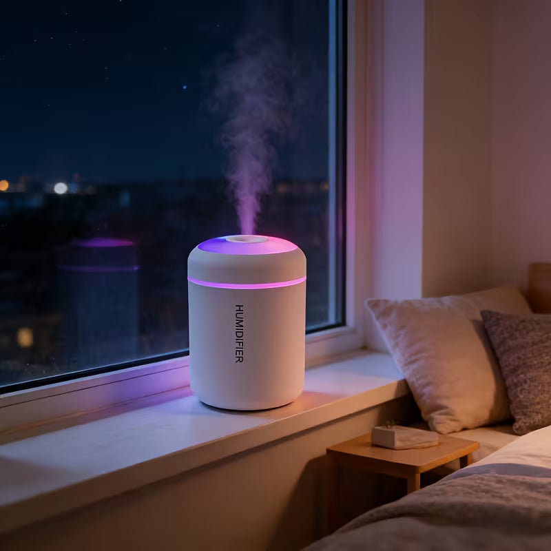 Essential Oil Aromatherapy Mist Diffuser And Humidifier with Colour-Changing Night Light