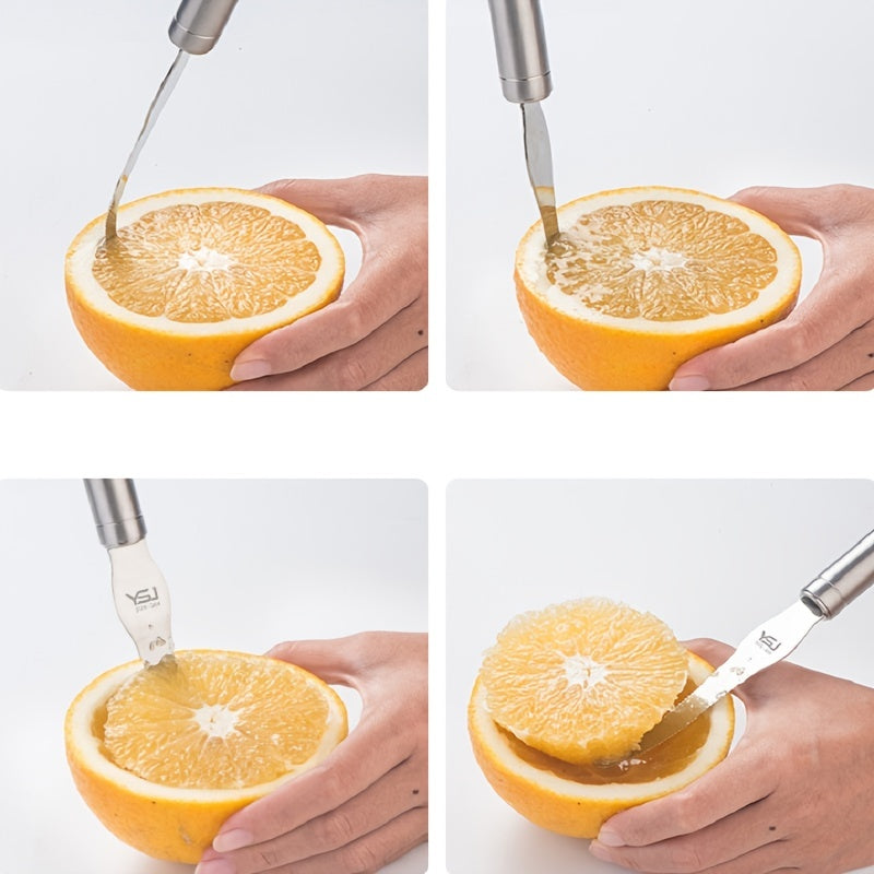 1pc Orange Peeler Tools Stainless Steel Citrus Peel Cutter Citrus Remover Easy Open Lemon Peeler Vegetable Slicer Fruit Tools Kitchen Gadgets Kitchen Accessories