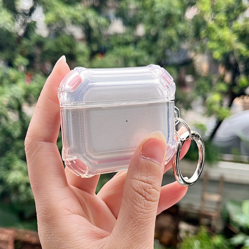 Shockproof Protective Case For Airpods Pro3: Get Maximum Audio Clarity With Creative Clear TPU Earbuds