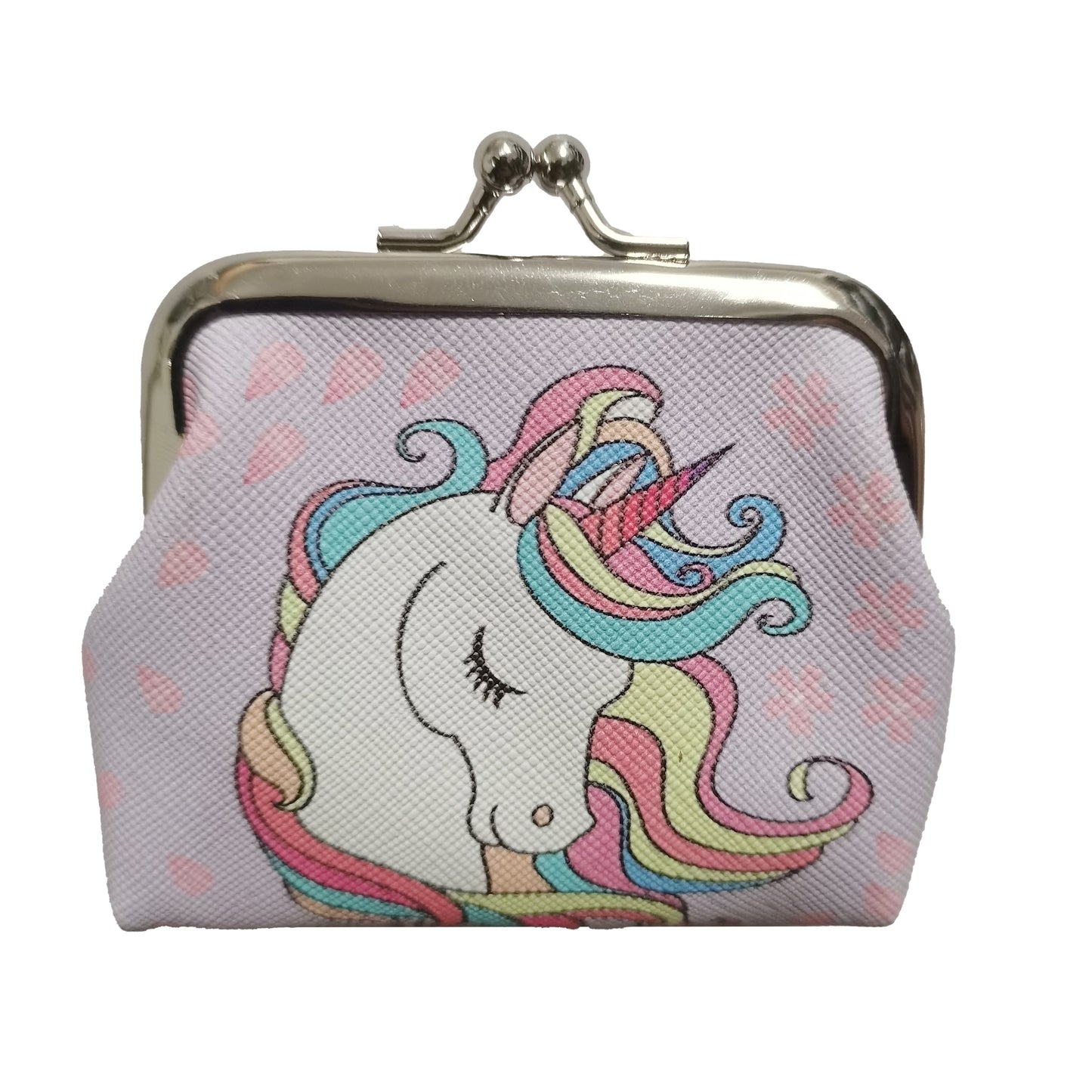 Girls Cute Cartoon Unicorn Print Creative Coin Purse Mini Wallet Holiday Gift