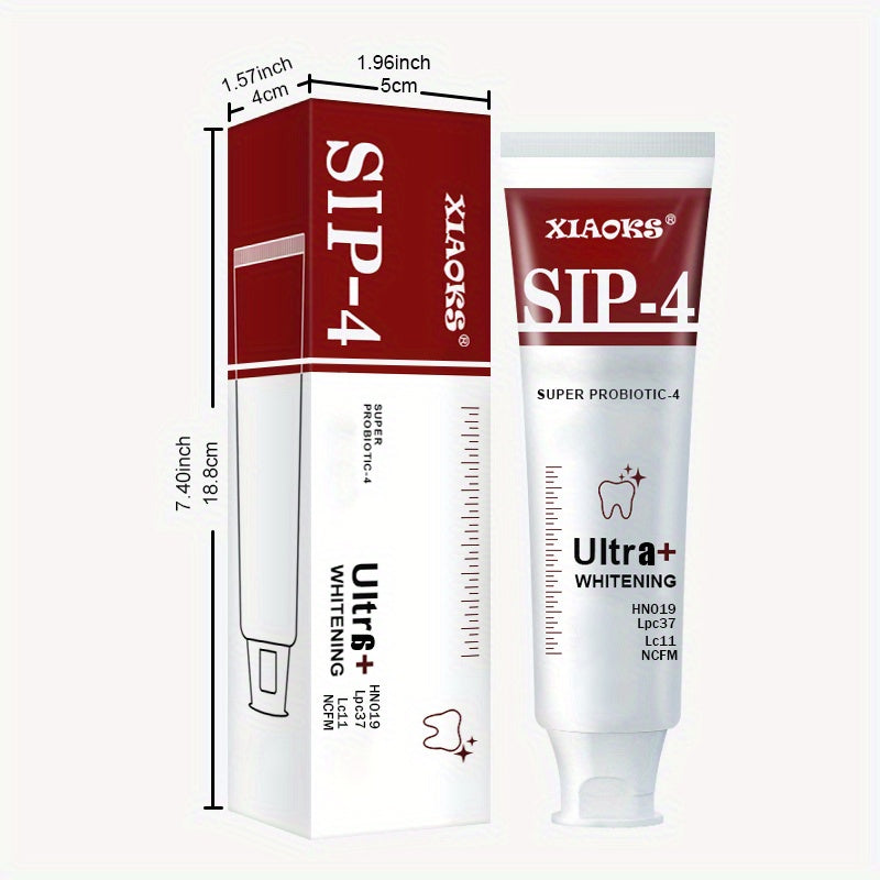 Probiotic Whitening Toothpaste, Freshen Breath, Oral Hygiene Clean, With Probiotics For Oral Care, Covering Yellow Teeth, Clean for surface stain for pretty teeth, Non-irritating Whitening Toothpaste