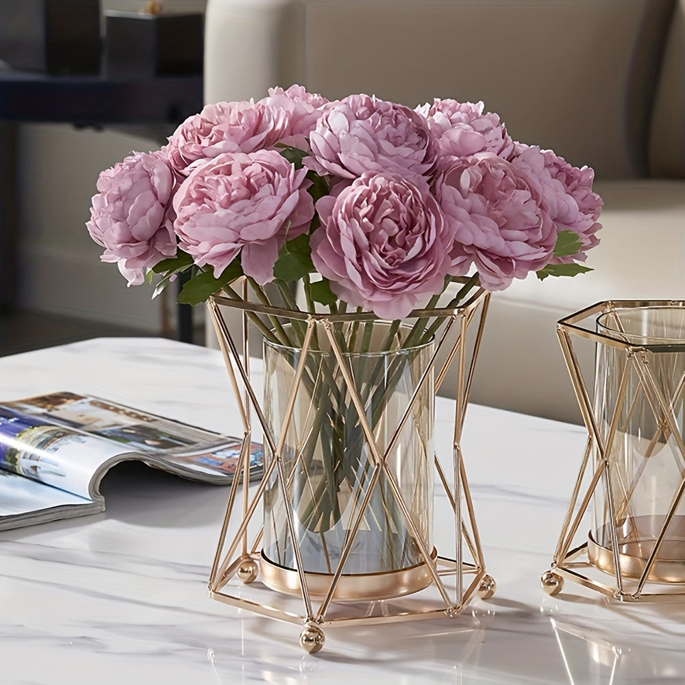 1pc Flower Vase, Creative Household Living Room Home Decoration, Restaurant Romantic Candlelight Dinner Props