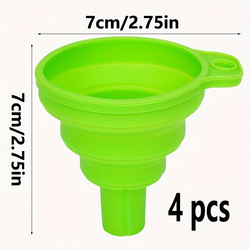 [Foldable Car Funnel] Durable & Flexible Foldable Portable Funnel for Car Engine Oil Change | Universal Fit, Leak-Proof Design with Easy-Pour Spout, Automotive Fluid Transfer, Car Maintenance Tool, Userfriendly Design, Leakpr