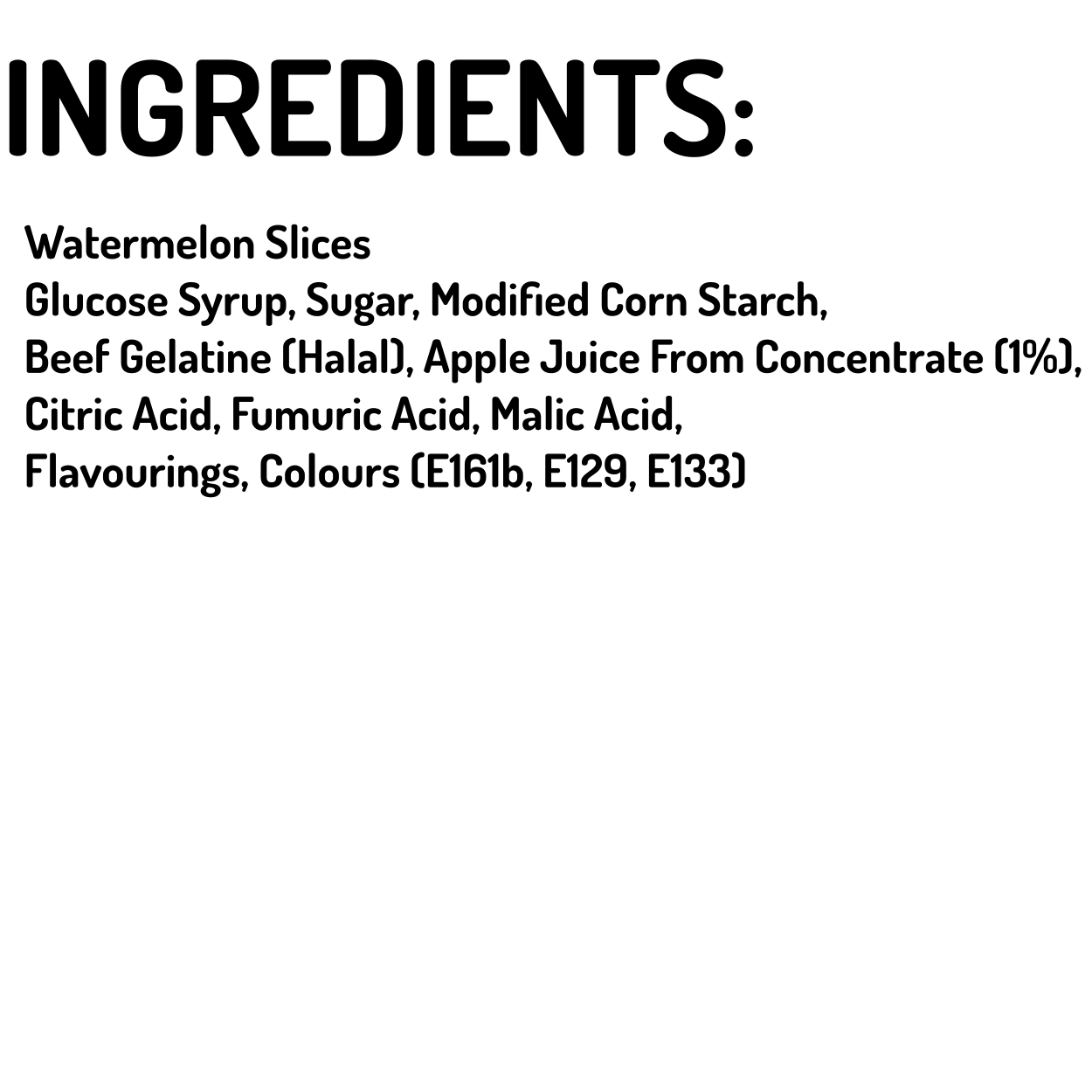 Sweetzone Watermelon Slices - 800G Tub - 100pcs - Pic N Mix Style Sweets