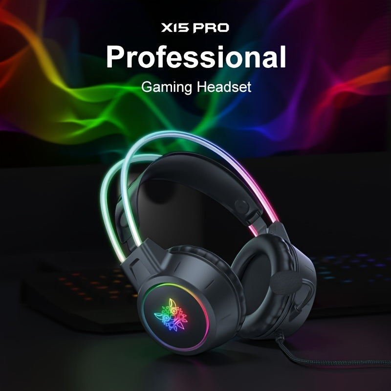ONIKUMA Gaming Headset with Noise Canceling & Mic - - Stereo Sound, Compatible for PC/Laptop, Compatible with PSN/Xbox Live (No Direct for PS/PC), Compatible with Streaming Software, Plug & Play, Volume Control on Headset, fo