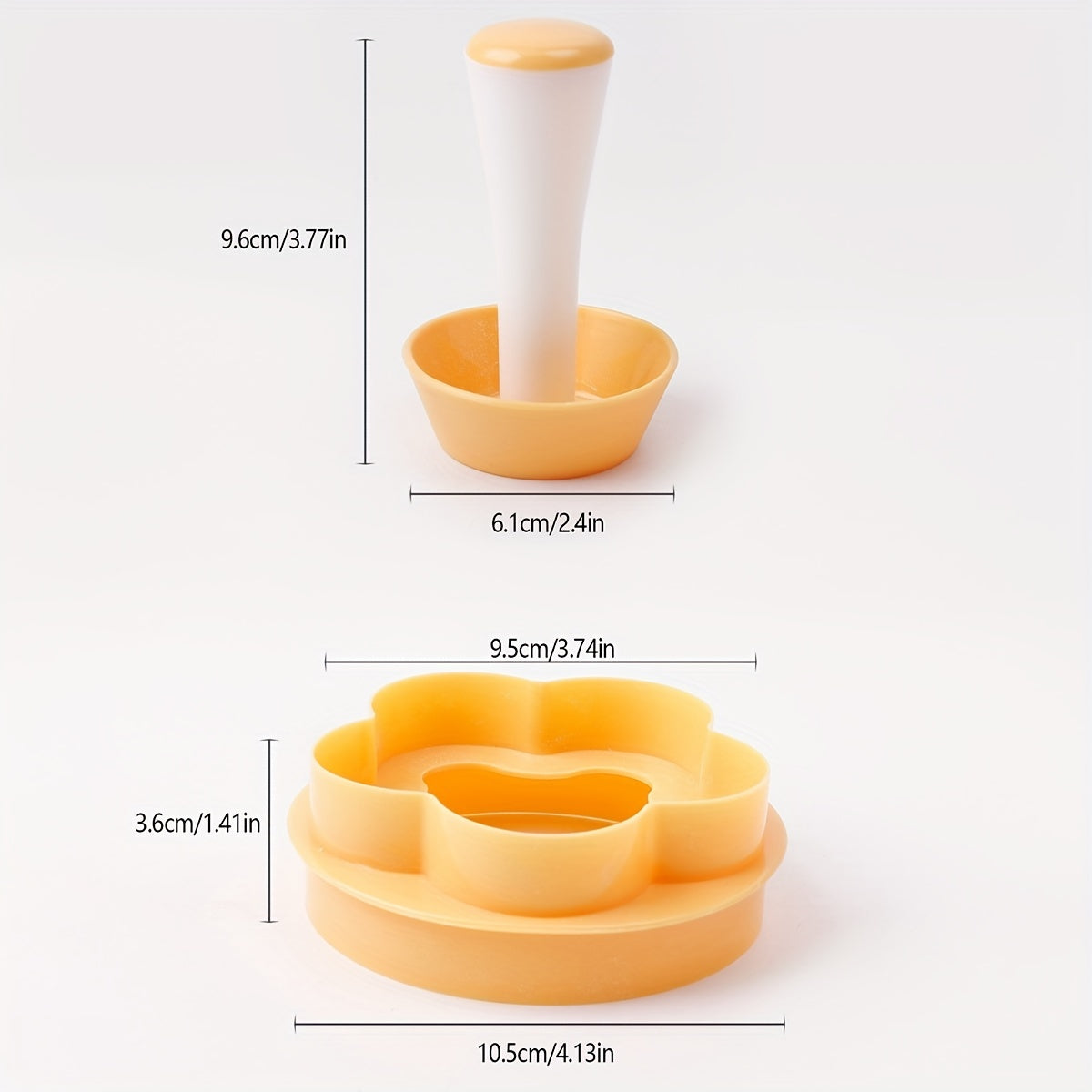 2pcs, Flower Pastry Cutter and Tart Tamper Set - Perfect for Baking Tarts, Cookies, and Biscuit Cutters - Kitchen Gadgets and Accessories