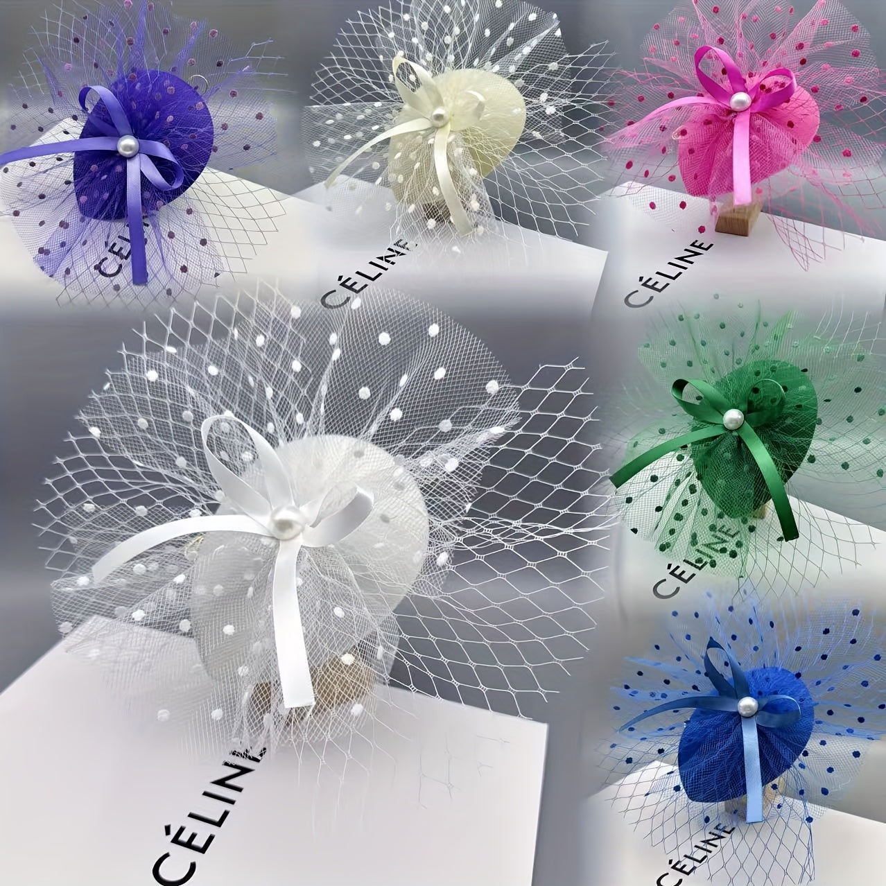 1pc Elegant Women'S Fascinator Headband - Polyester Mesh Flower Veil with Feather Detail for Cosplay, Bridal, Wedding, Tea Party, Church Hat Accessory, Derby Racing - Birthday Gift, Carnival/Mardi Gras/Masquerade