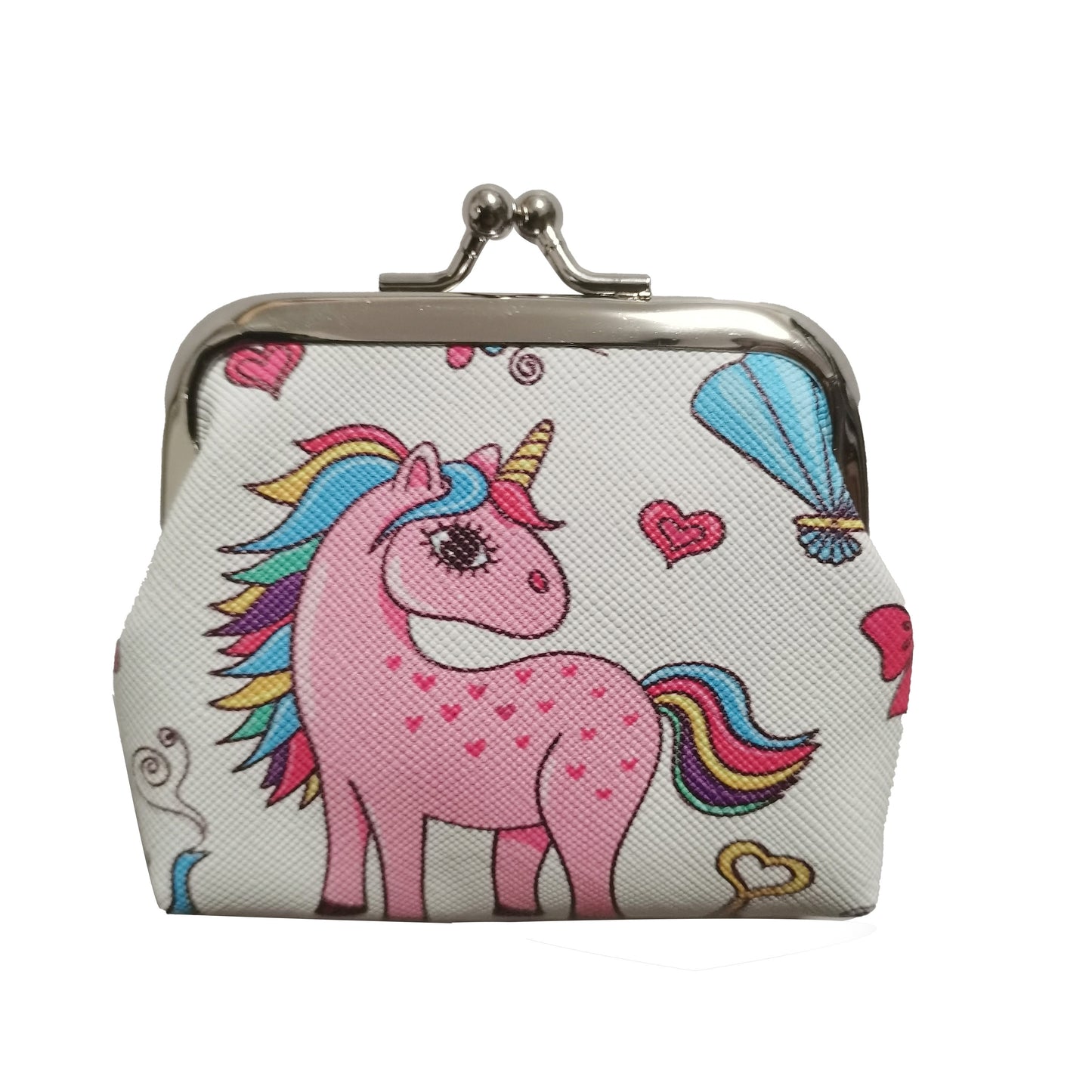 Girls Cute Cartoon Unicorn Print Creative Coin Purse Mini Wallet Holiday Gift