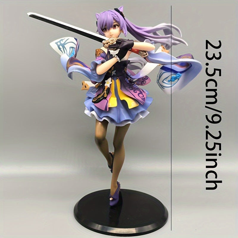 Anime Character Model Figurine, Detachable Sword, Movie Anime Model Ornament, Desktop Party Decoration Ornament, Holiday Gift