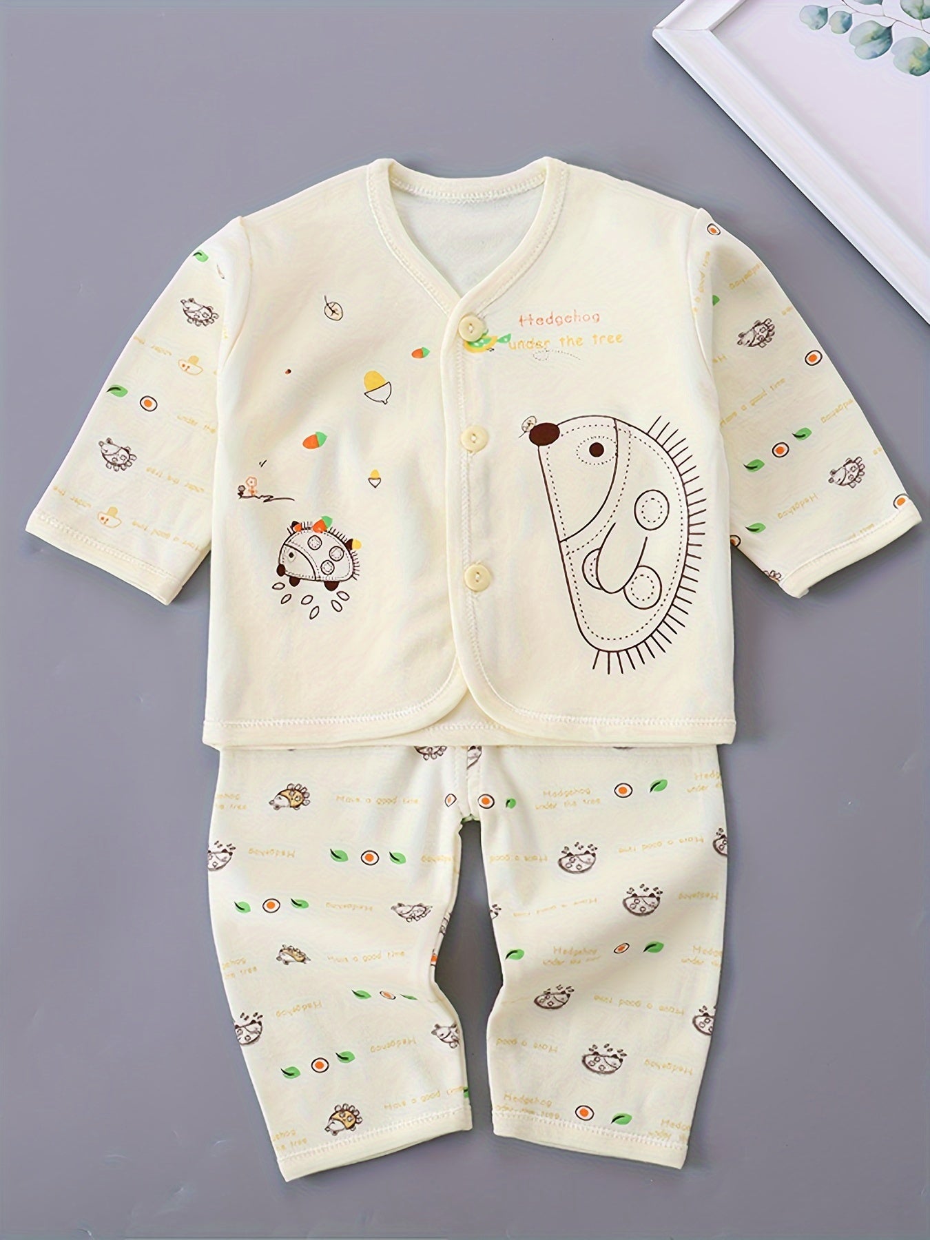 5pcs Baby 0-3m Set, All-Season Casual Outfits for Boys and Girls, Newborn Clothes, Girls' Pants and Baby Hat with Drool Bib, Baby Shower Essentials, for Outdoor