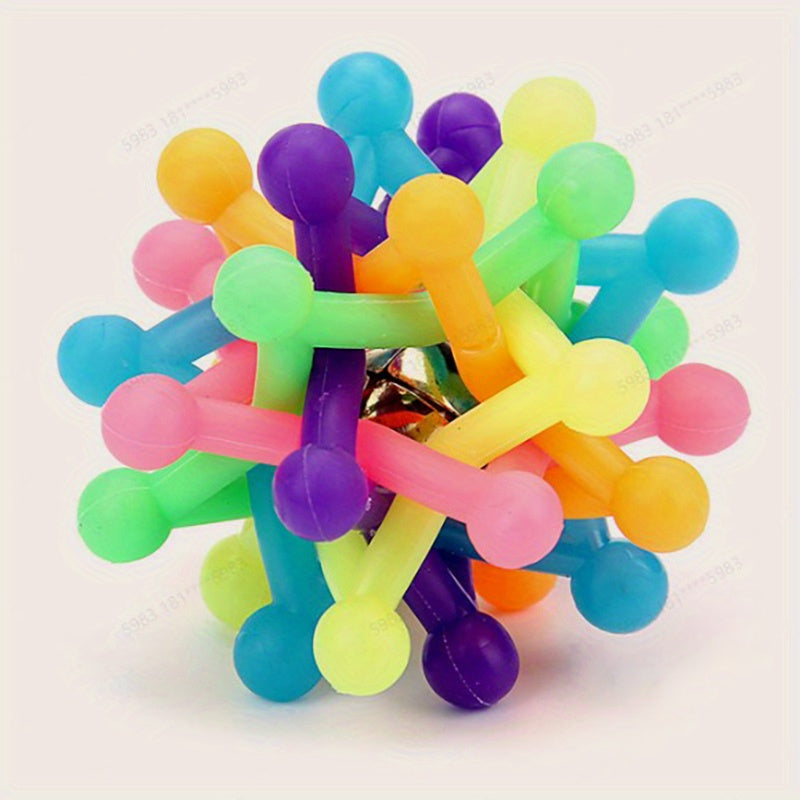 Interactive Pet Ball Toy - Fun Training & Teeth Cleaning for Dogs with Squeaky Sounds!