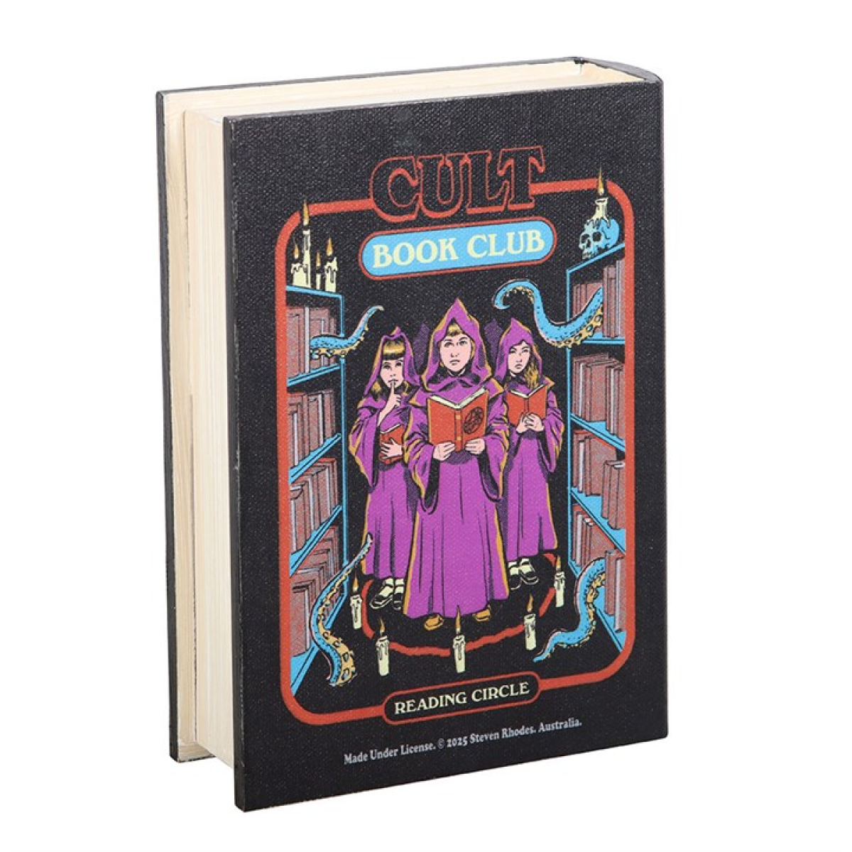 Cult Book Club Book-Shaped  Storage Box by Steven Rhodes