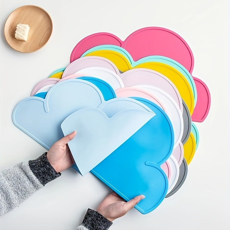 Kids Placemats, Silicone Baby Placemats for Kids Toddler Children Reusable Non-Slip Table Mats, Baby Food Mats for Restaurant