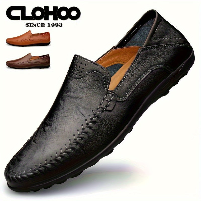 Men's Business Casual Shoes Comfortable Breathable Stitched