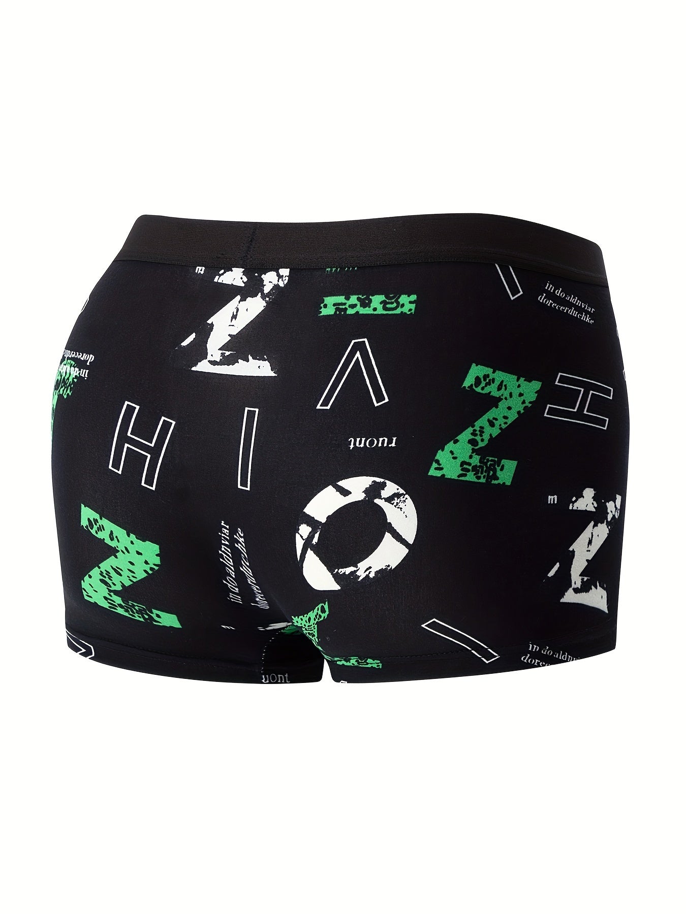 4pcs Flower Pattern Men's Underwear Boxers, Casual Boxer Briefs Shorts, Breathable Comfy Stretchy Boxer Sports Shorts