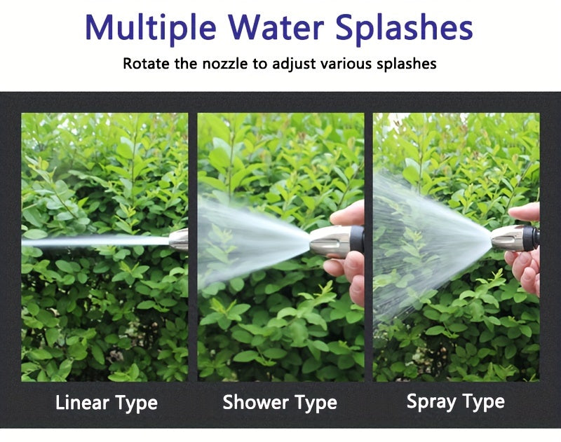 1pc High Pressure Car Washing Water Gun RV Cleaning Tool Plastic Gun Body Long Rod Nozzle Garden Hose Nozzle Garden Flower Shower Multi-Function Watering Tool Powerful Car Brush Artifact Cleaning Tool