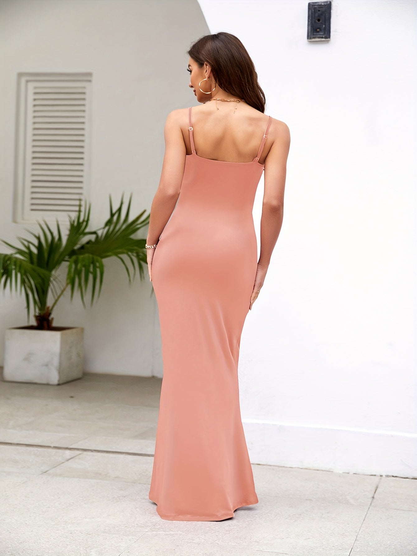 2025 New European and American Cross-border Fashion Elegant Party Dress Halter Backless Long Dress for Women