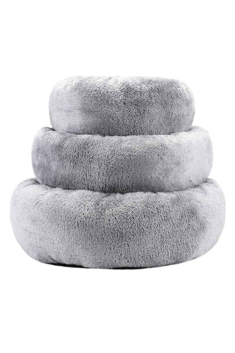 1pc Extra Large Plush Pet Bed with Soft Cushioned Interior - Heavy-Duty All-Season Comfort, Plush Bedding for Small/Medium/Large Dogs & Cats, No Assembly Needed - Ideal Christmas Gift for Pets, Cozy