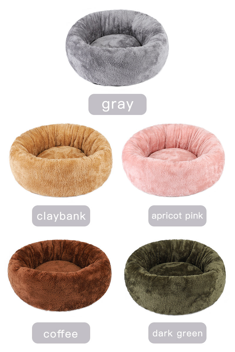 1pc Extra Large Plush Pet Bed with Soft Cushioned Interior - Heavy-Duty All-Season Comfort, Plush Bedding for Small/Medium/Large Dogs & Cats, No Assembly Needed - Ideal Christmas Gift for Pets, Cozy
