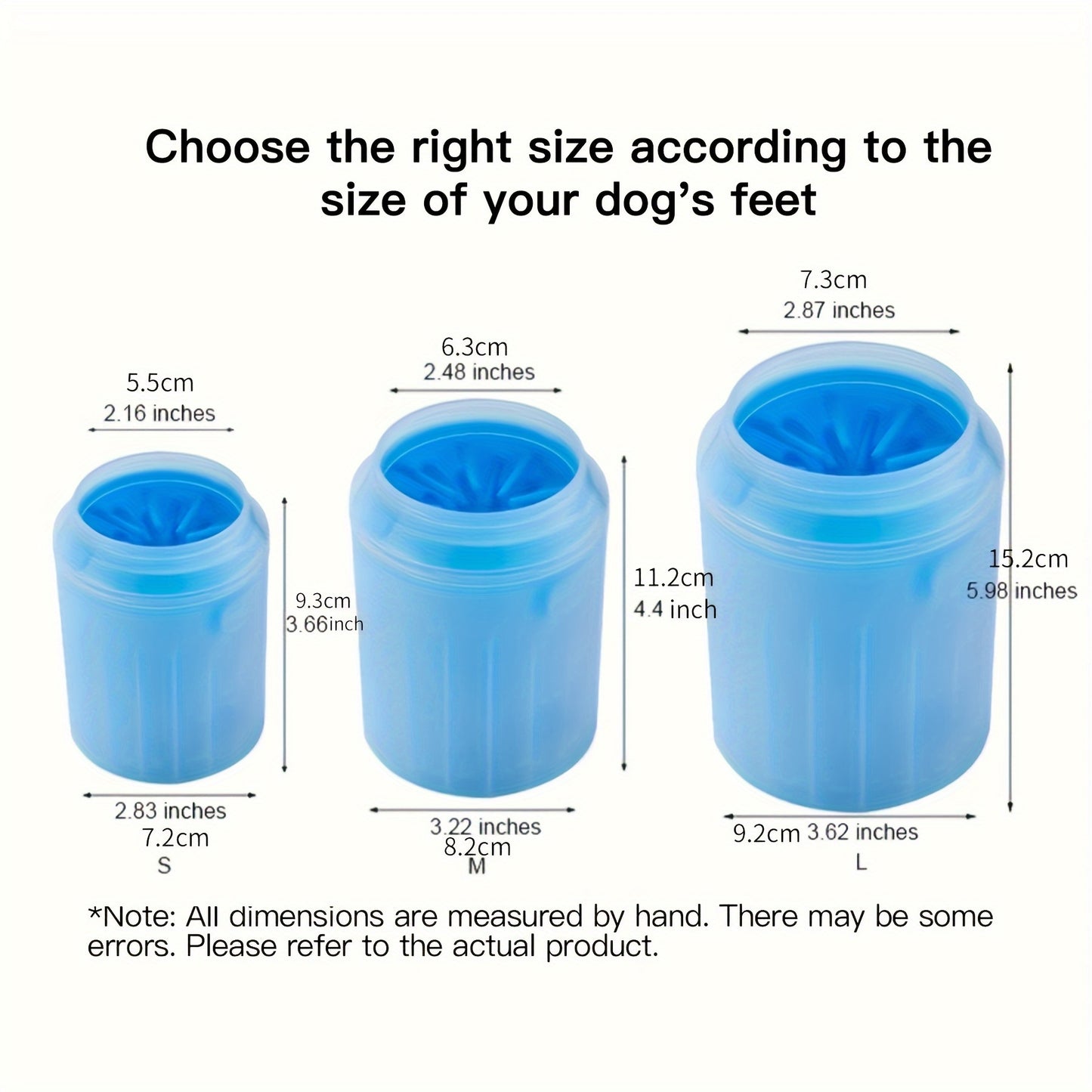 Pet Cats Dogs Paw Cleaner Soft Silicone Foot Cleaning Cup Portable Brush