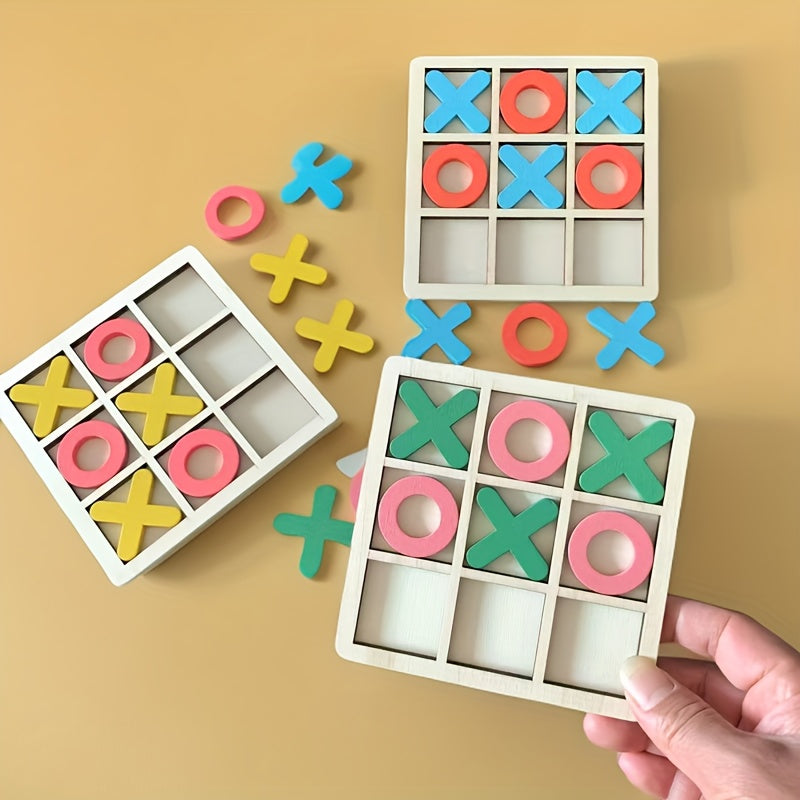 XO children's board game, parent-child interaction, logical thinking, fun game, three character chess, children's puzzle toys
